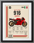 1994 Ducati 916 motorcycle art print